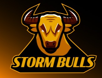 Projekt graficzny logo dla firmy online Storm Bulls